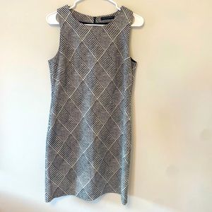 Banana Republic Black and White checkered dress